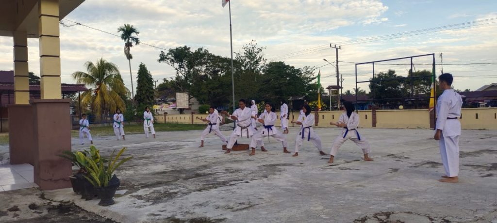 Seni Bela Diri Jadi Media Edukasi Anak dalam Giat Polisi Sahabat Anak di Mappedeceng