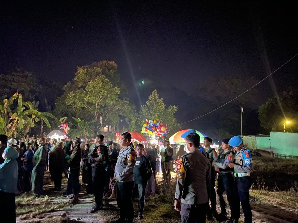 Polres Maros Amankan Pesta Pernikahan di Lau, Suasana Berjalan Kondusif