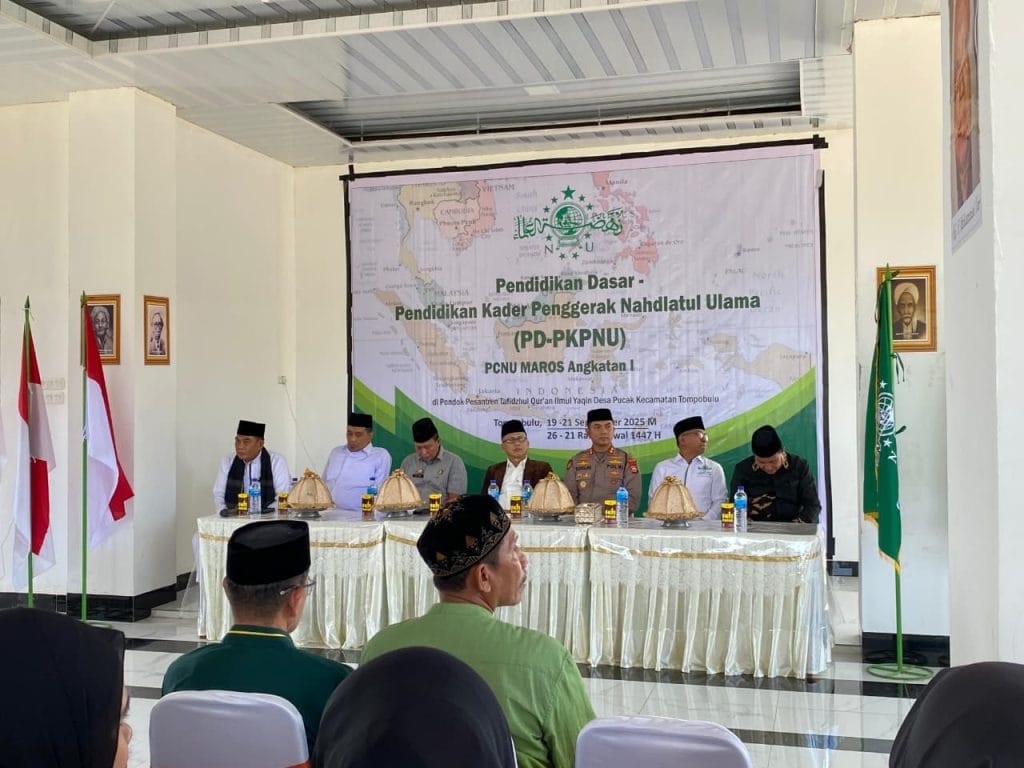 Kapolres Maros Hadiri Kegiatan Pendidikan Kader Nahdlatul Ulama di Ponpes Ilmu Yakin Tompobulu