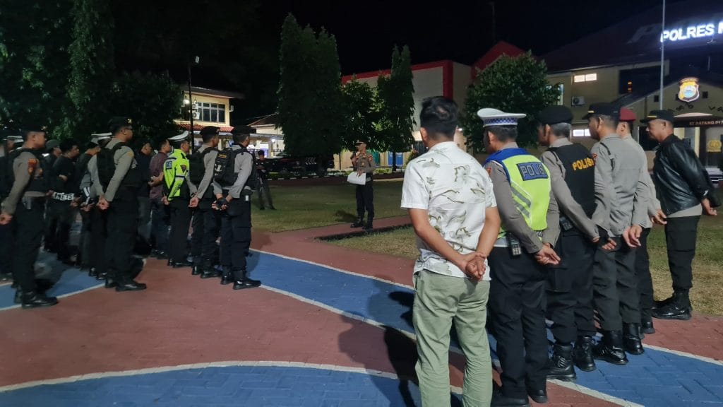 Cegah Tawuran dan Perkelahian Kelompok, Polres Maros Gelar Patroli Wilayah