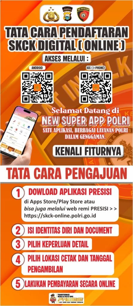 Polri Luncurkan Aplikasi “New Super App Polri”, Polres Maros Dukung Peningkatan Pelayanan SKCK Digital